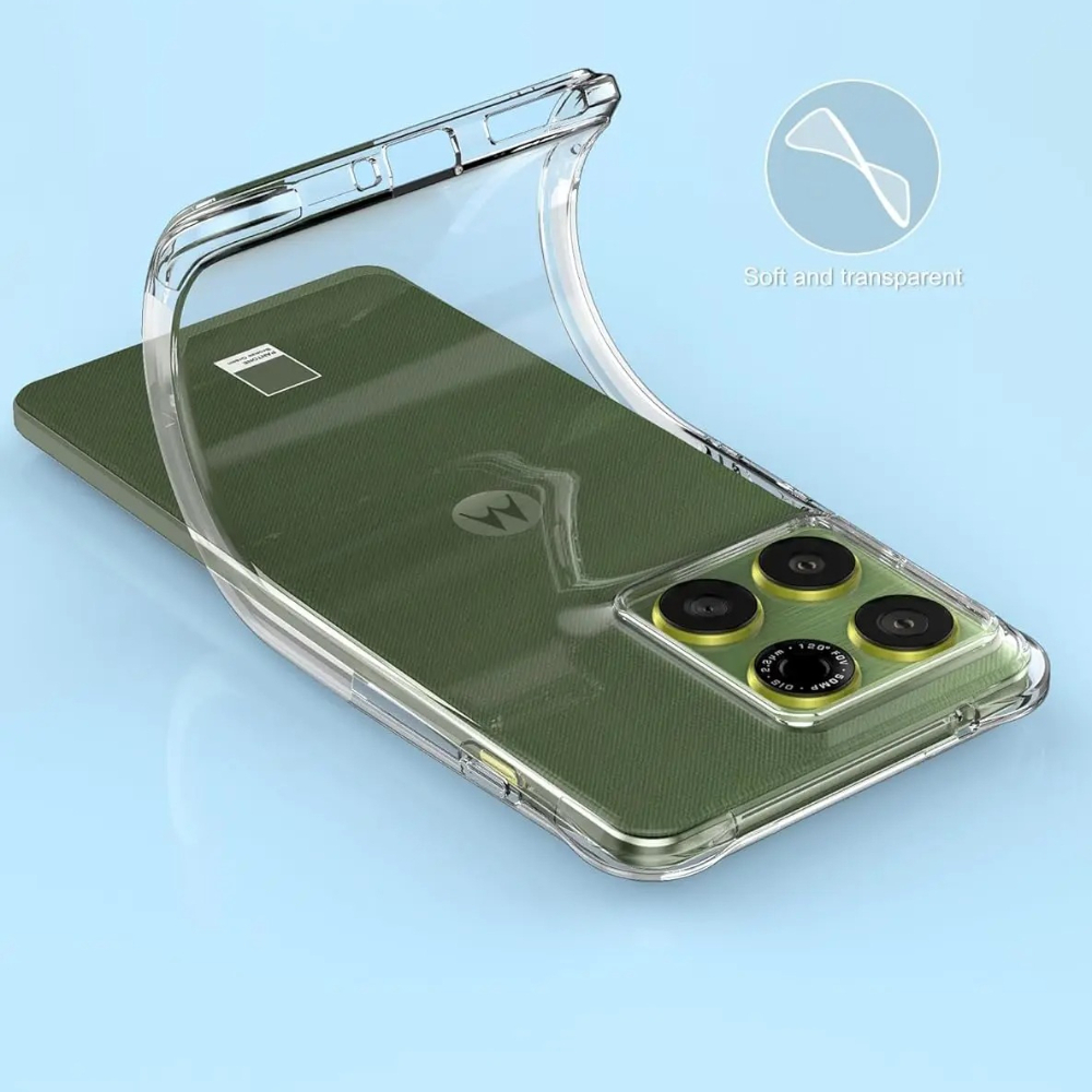 Zachte TPU Transparante Stootvaste Camera Beschermhoes voor Motorola G15 G17 G05 E15 G75 G35 G55 G85 G24 G54 G84 G04 G04S G34 G45