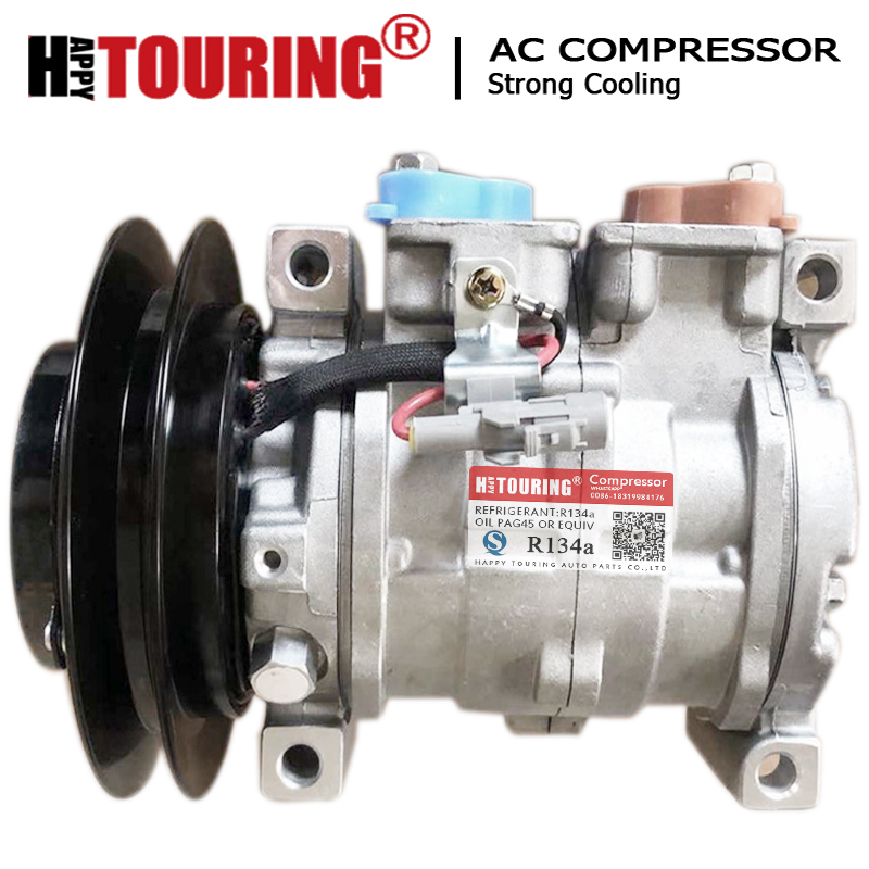 10S13C AC-Kompressor für JOHN DEERE HITACHI Hyundai 03-256-EIR 4709228 4721999   FXB 00001040   503-254 4721999   ZX870H-5G ZX870LC-5B