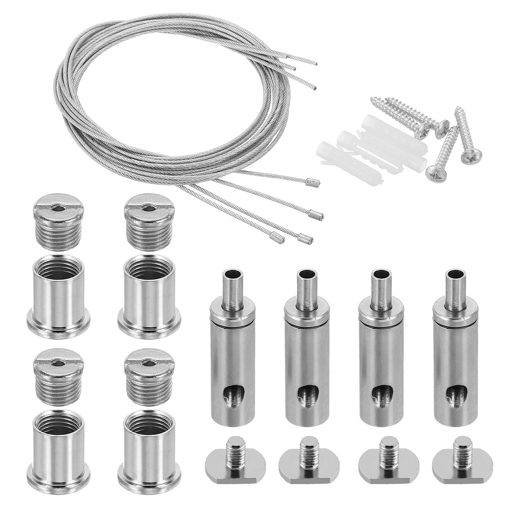 Kit de Câbles de Lustre de Plafond, 20 Pièces, pour Diverses Lampes de Panneau, Peut Être Utilisé Sans Pièces de Lampes