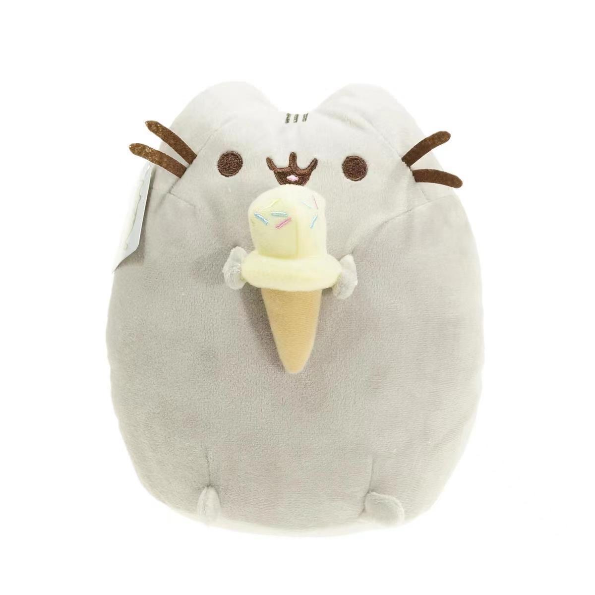 14CM Plüschtier Kawaii Helado Sushi Katze Cartoon Plüsch-Stofftier Kartoffelchip Eis Pizza Katze Geschenke für Kinder