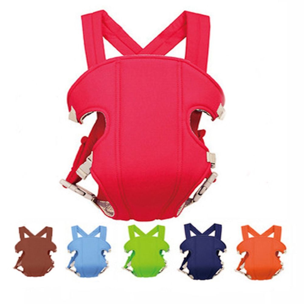 Bolsa frontal para portabebés, cómoda mochila ajustable transpirable, canguro, Color puro, 7 colores, novedad