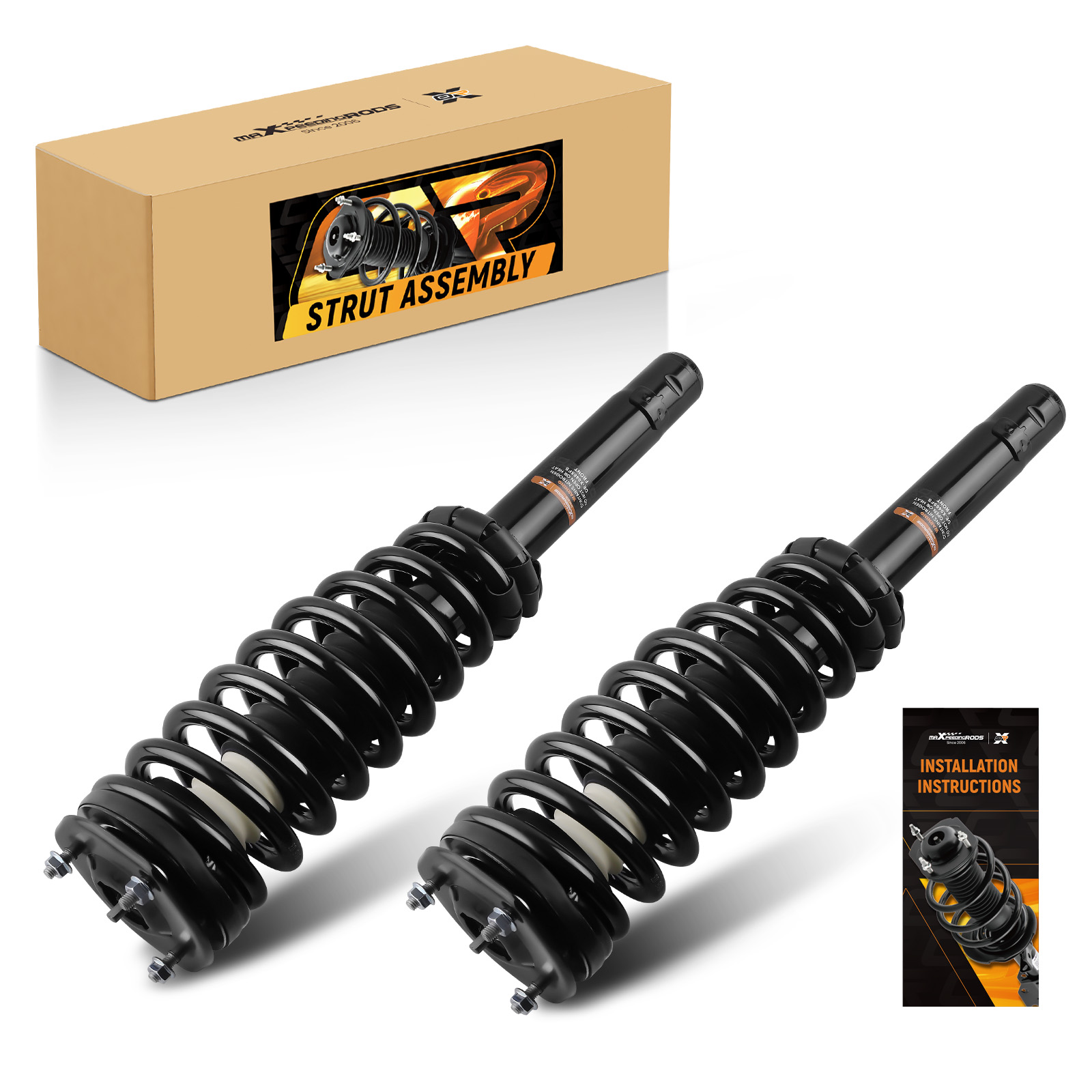 2pcs Front Shock Struts Assembly For Ford Fusion For Mercury Milan 2010-2012