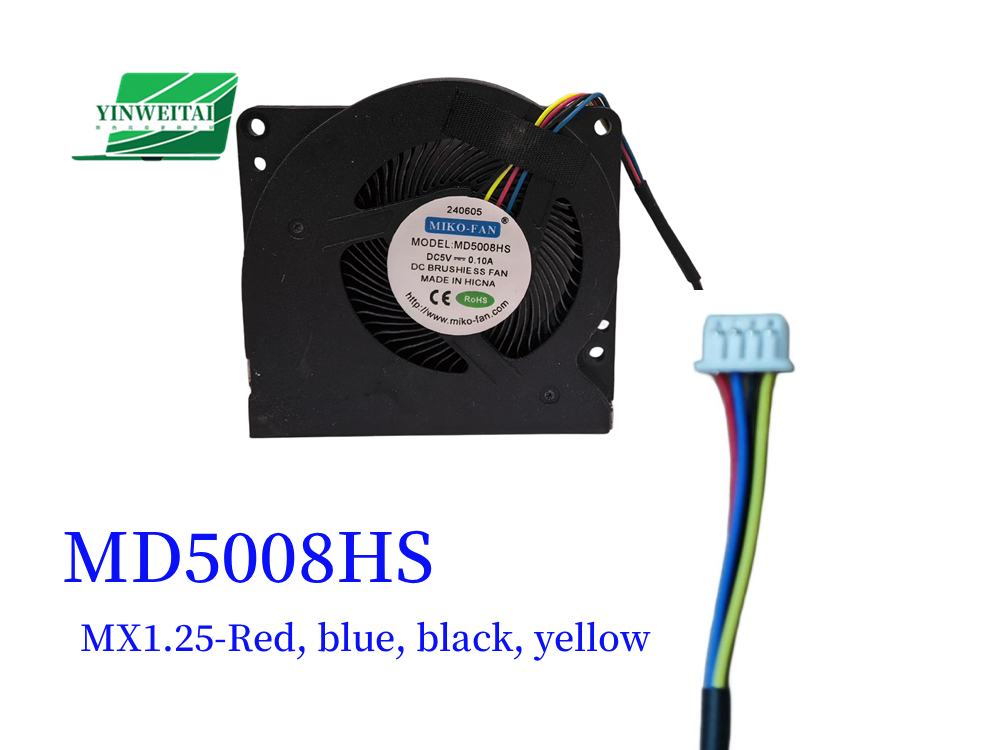 Kipas Pendingin CPU Baru untuk Radiator 5008 MD5008HS YT5008MS AGE05010F05H DC 5V 0,25A