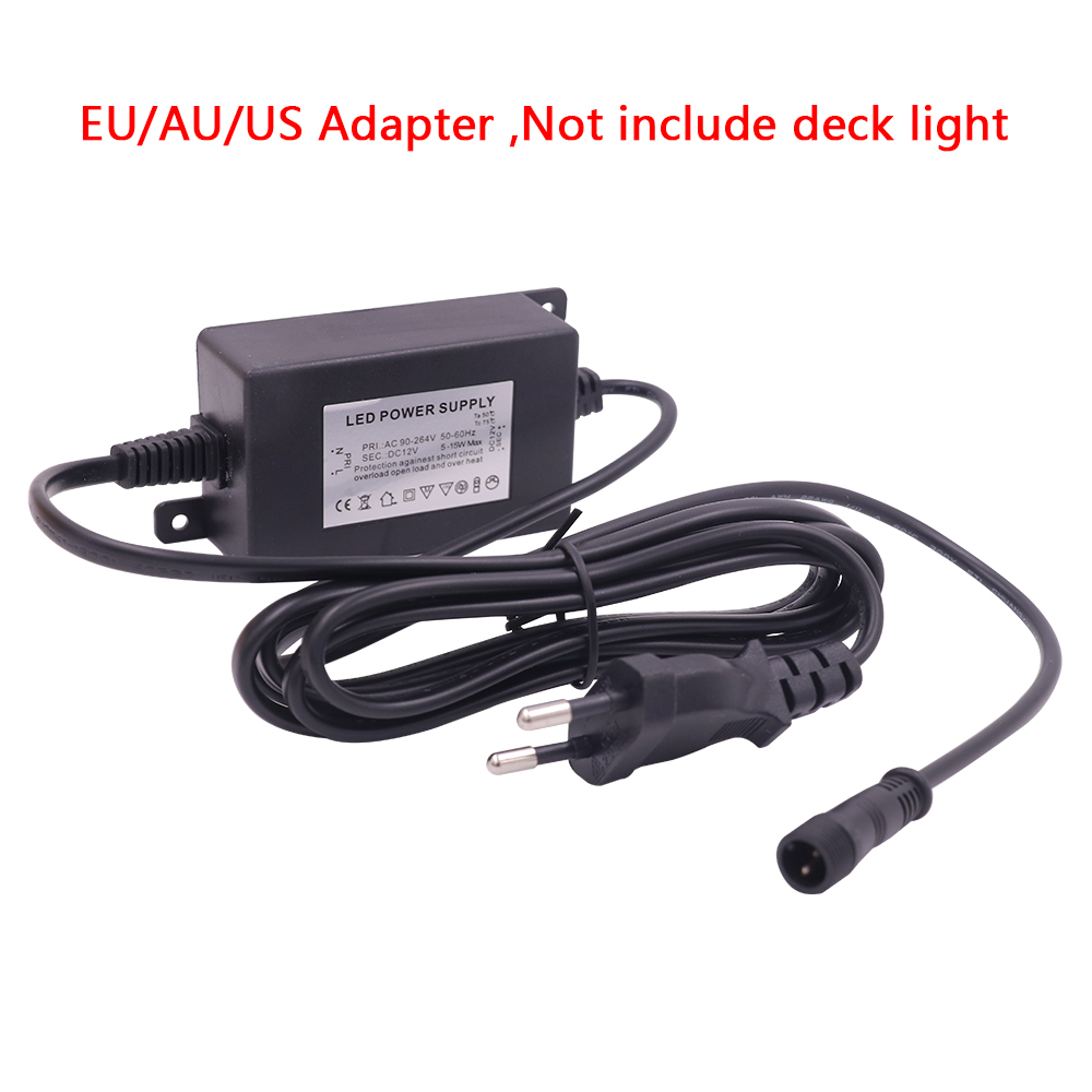 Alimentation électrique 12V pour lumières de pont LED DC 12V, prise EU/US/UK/AU, accessoires d'éclairage