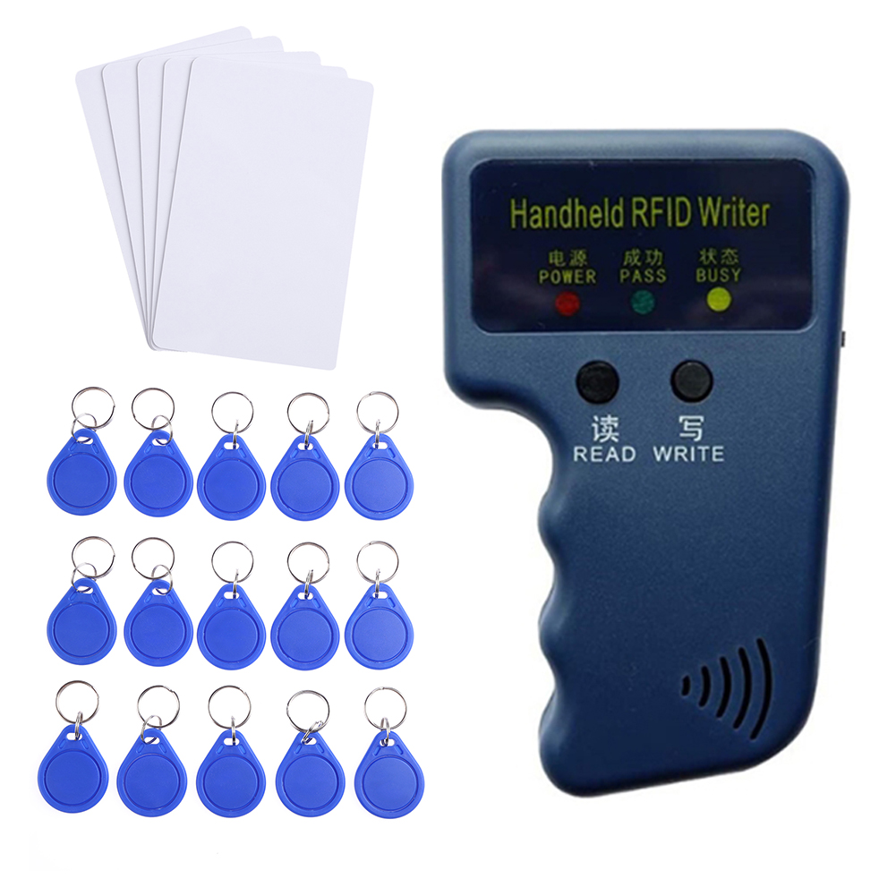 Handheld 125KHz RFID-kopieerapparaat ID-kaartlezer Schrijver Toegangscontrolekaart Duplicator
