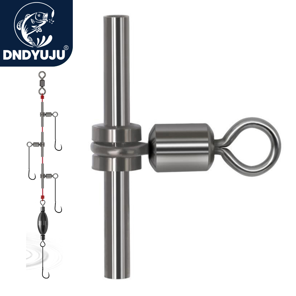 DNDYUJU 10-20X рыболовные вращающиеся поворотные рукава, 3-сторонние рыболовные вертлюжки, шарикоподшипник крана, вертлюг, поперечная леска, рыболовные снасти