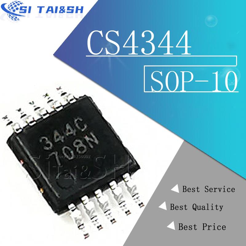 10 unids/lote CS4344-CZZR 344C CS4344 sistema de datos