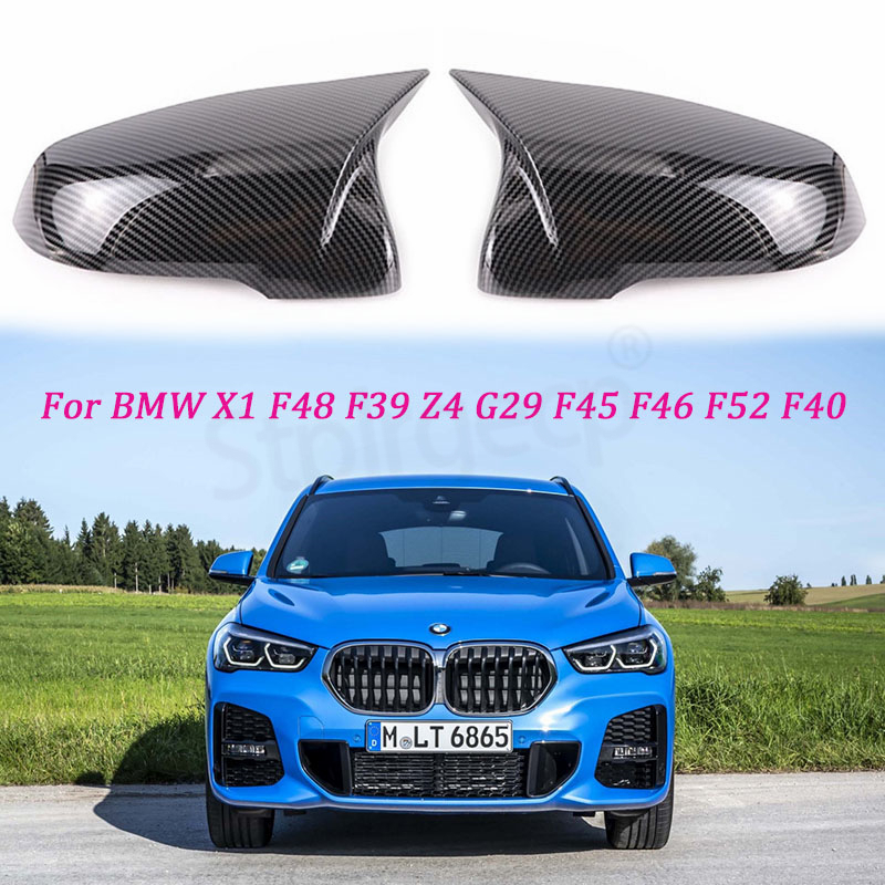 2 pz Nero Lucido Ala Laterale modificata Tappi di Copertura Dello Specchio Retrovisore Per BMW X1 F48 X2 F39 Z4 G29 2GT F45 F46 F52 F40 Toyota Supra