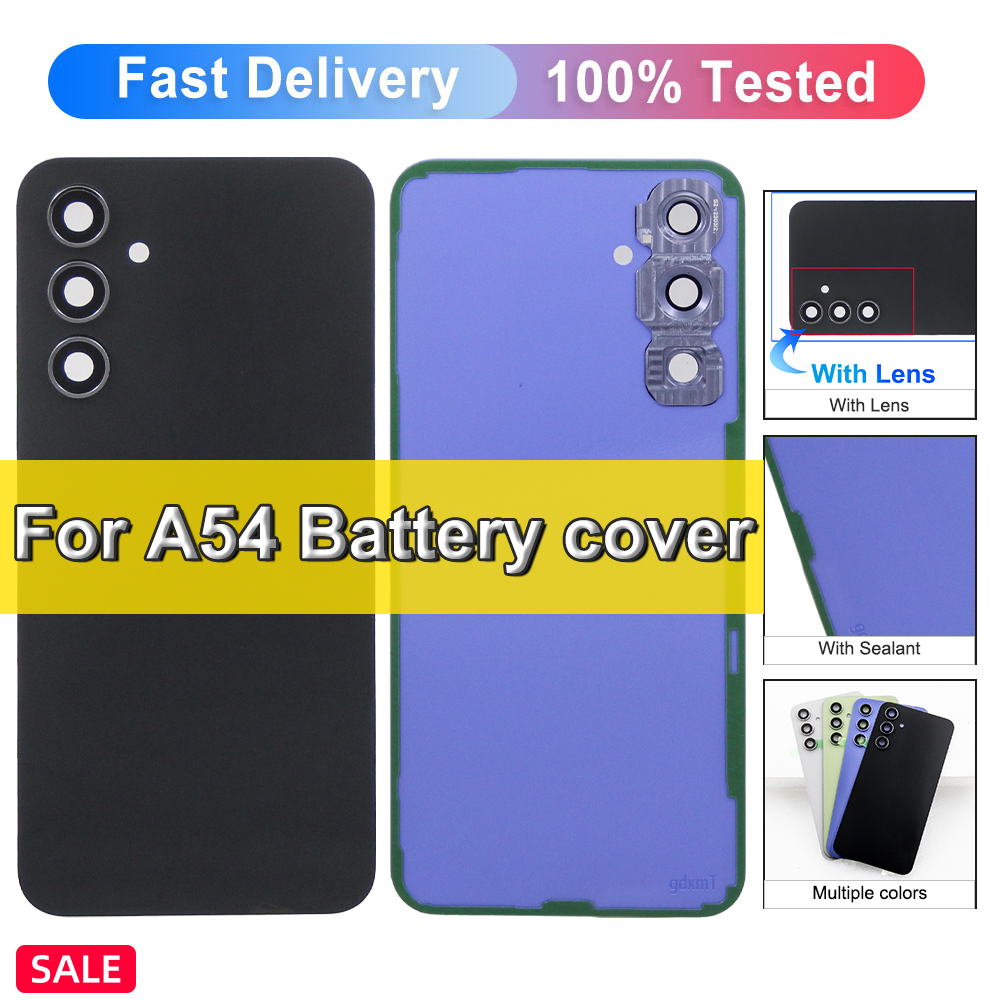 For Samsung A54 5G A546 SM-A546U Battery Back Cover S23Ultra Battery Cover Rear Door Housing Panel Case with Camera Lens