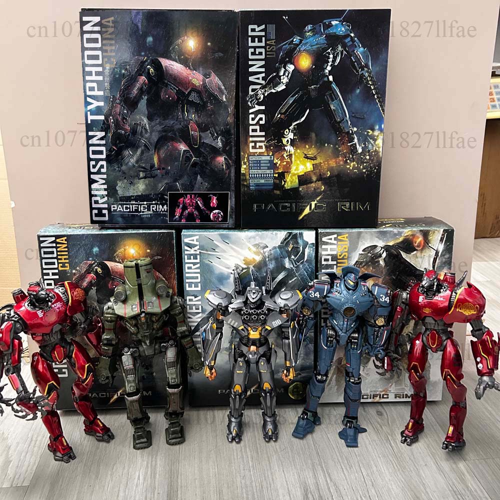 Figurka Pacific Rim LED Czerwony Tramp Japoński Mecha Gipsy Danger Obsidian Fury The Eureka Raiders Dekoracja Pokoju Prezent