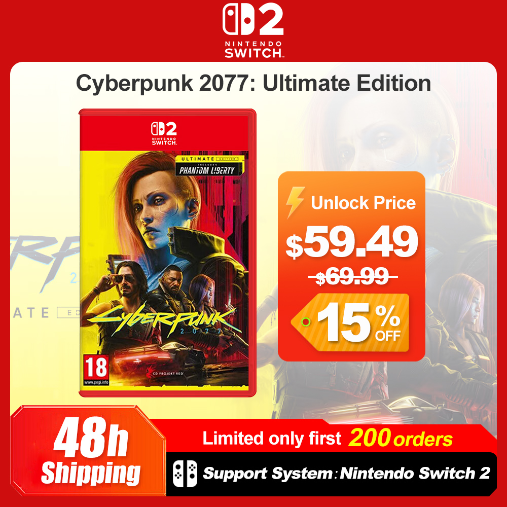 Nintendo Switch 2 Cyberpunk 2077 Ultimate Edition Juegos Games Deals 100% originele fysieke gamekaart RPG-game voor Switch 2