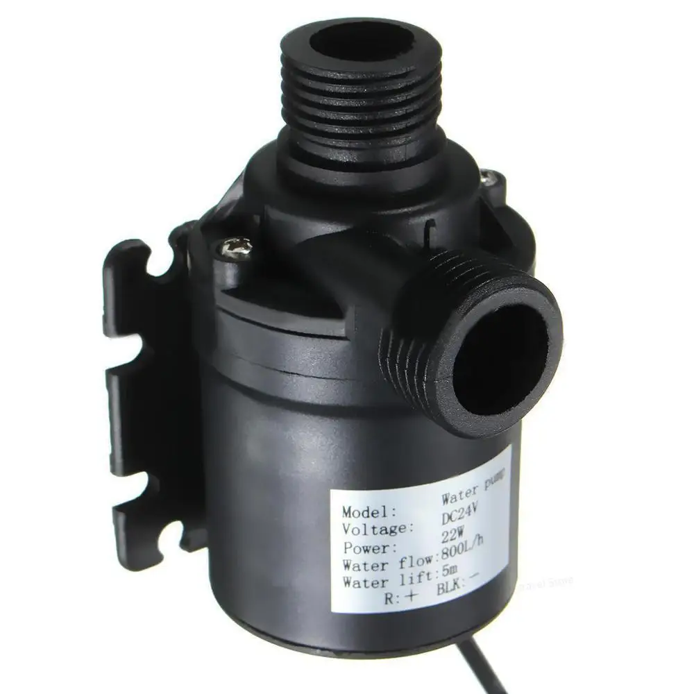 800L/H 5m DC 12V 24V solare motore Brushless pompa dell'acqua di circolazione dell'acqua sommergibili pompe dell'acqua