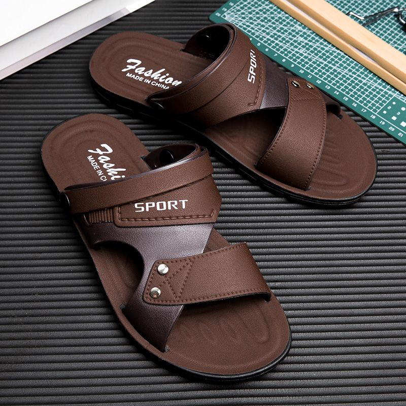 Mode Sandalen Mannen Zomer Slip Op Casual Slippers Outdoor Strand Schoenen Mannelijke Klassieke Heren Sandalen Slippers