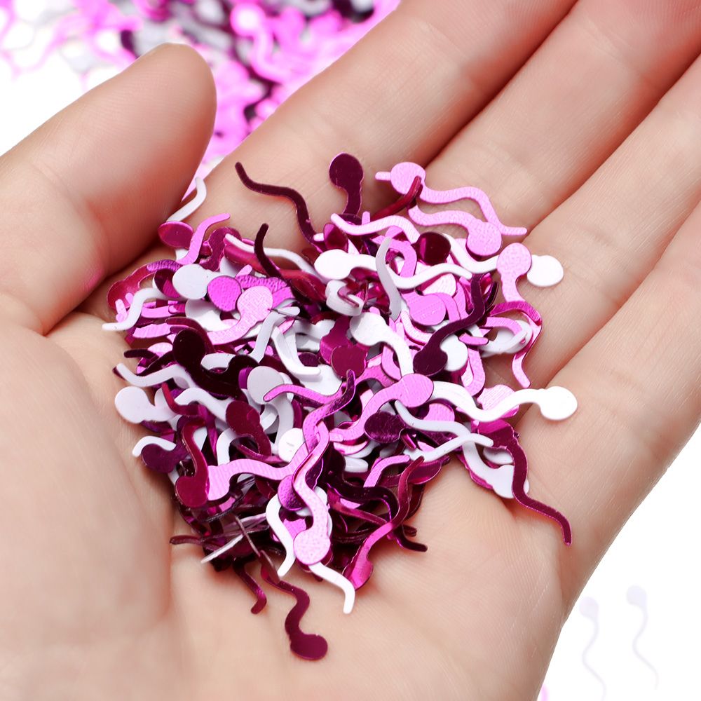Rose Rot Farbe Tisch Konfetti Party für Hochzeit Braut Dusche für Bachelorette Party Dekoration Liefert Party Konfetti