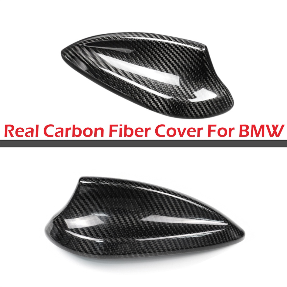 Real Carbon Fiber For BMW M2 M3 M4 12345 7 Series X1 X3 F22 F30 F34 F80 F87 F32 F36 F82 G11 G20 G12 G30 Shark Fin Antenna Cover