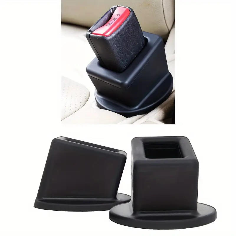 1 pçs cinto de segurança do carro bloqueio dispositivo vertical slot para cartão suporte fivela silicone capa protetora guarda cinto titular acessórios do carro