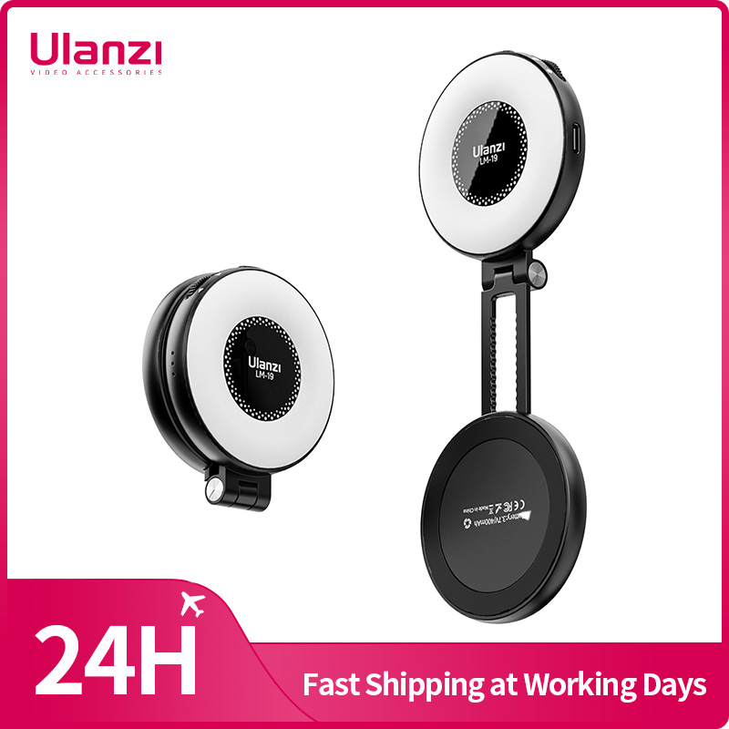 Ulanzi LM19 Bi-Color MagSafe Light Telefonständer für iPhone 15 14 13 12 Mini Pro Pro Max für Vlog Live-Streaming-Fotografie