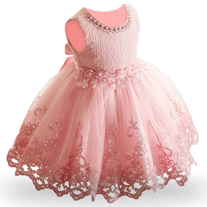 Robe tutu brodée à paillettes pour bébés filles, robe de Rhde princesse, olympiques de baptême pour tout-petits, fête d'anniversaire pour enfants, luxe