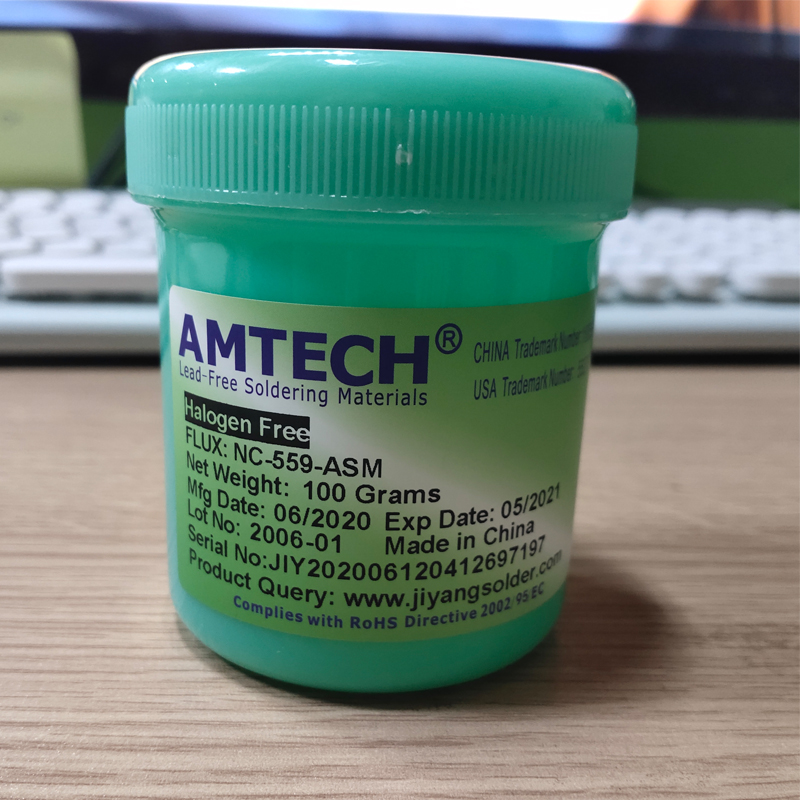 Pâte à souder AMTECH Nc-559-asm 100g Flux à souder sans plomb Flux de pâte à souder 559 Nc-559 Flux de pâte à souder pour fer à souder