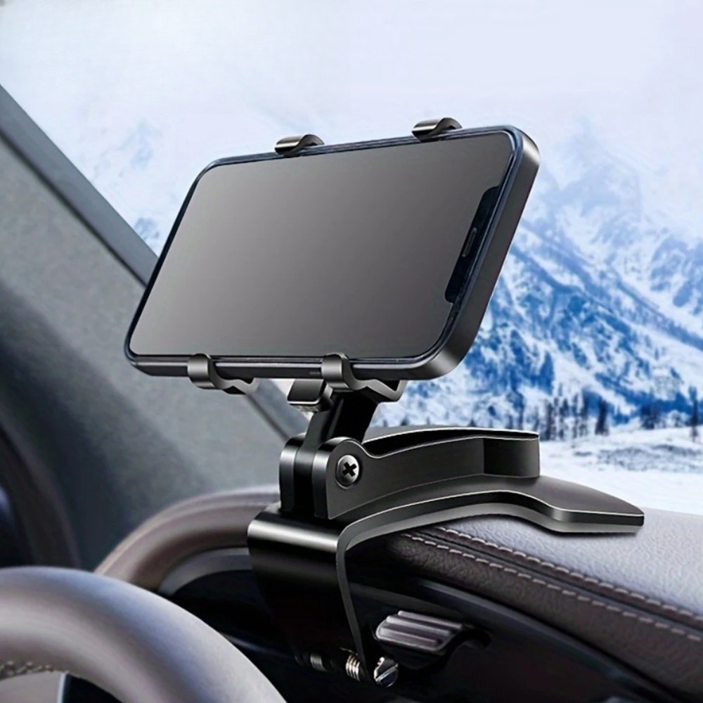 Suporte universal para celular para carro, clipe de montagem para painel, gps, suporte para celular no carro para iphone, samsung, xiaomi, huawei