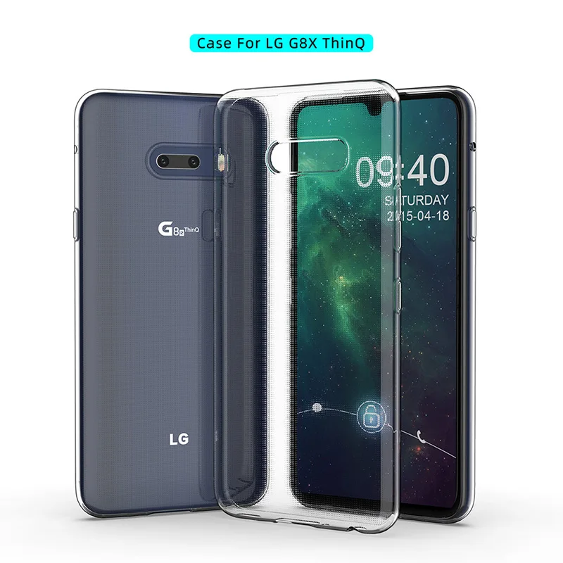 Voor LG G9 G8 G8S G8X G7 ThinQ Zachte Telefoon TPU Case Transparant Siliconen Case voor LG Stylo 6 K62 Schokbestendig Clear Beschermhoes