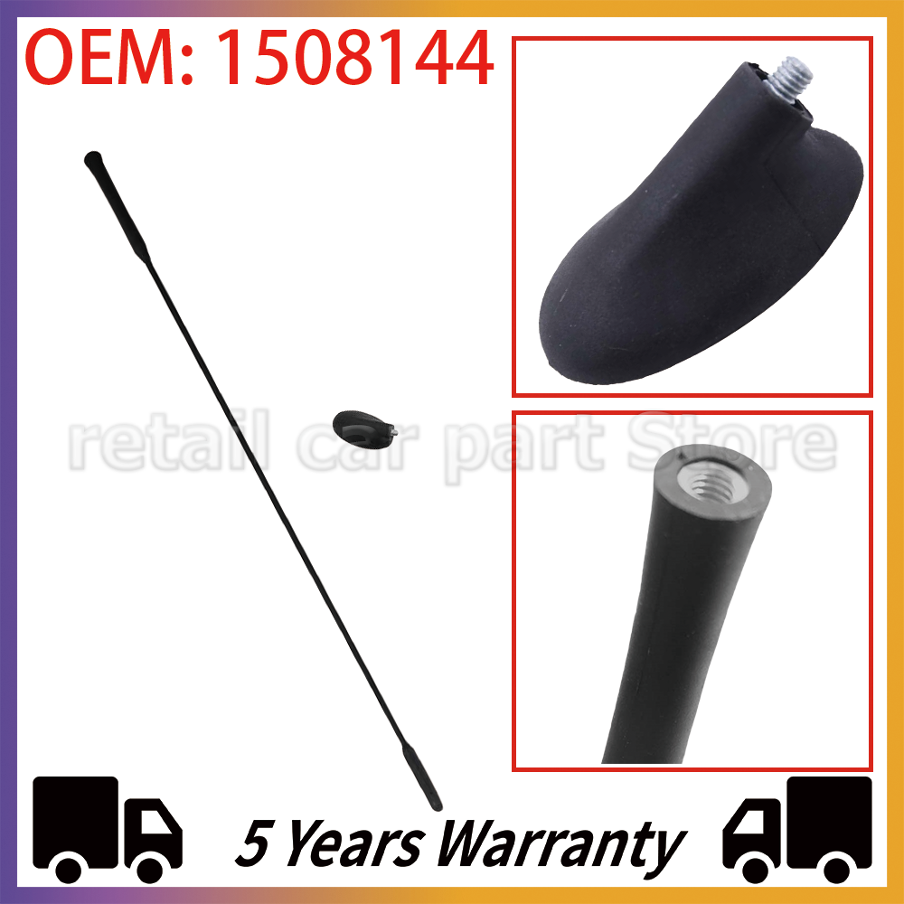 Zwarte antenne antenne dakmontagebasis voor Ford /Focus /Mondeo /KA /Fiesta /Transit 1087087 1508144    95GP18828AP Auto-accessoires