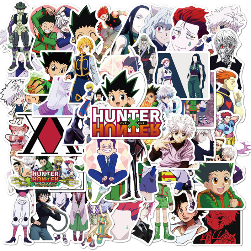 10/30/50/100 шт. аниме-наклейки «Полный-time Hunter» в стиле граффити, DIY-декор для телефона, ноутбука, iPad, тетради, бутылки для воды, термоса