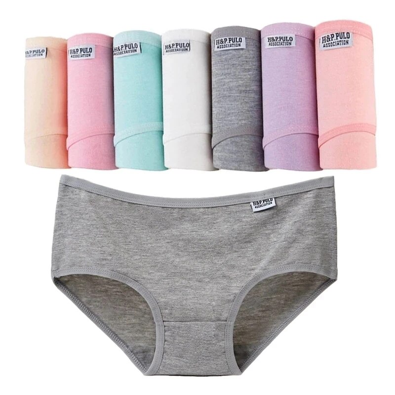 7 pièces/lot culottes pour femmes grande taille sous-vêtements slips en coton filles culottes douces femmes intimes sous-vêtements pour femmes Lingeries Sexy