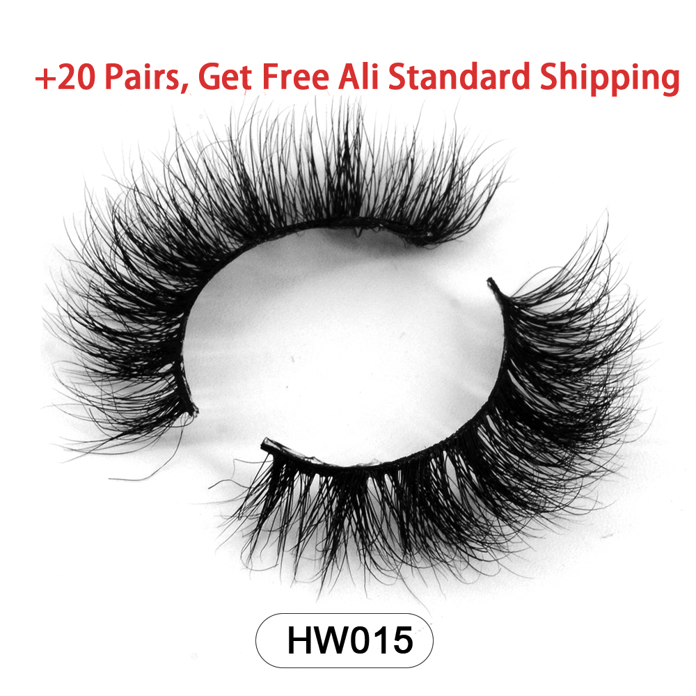 Dropshipping Großhandel Natürliche Wispy 3d Nerz Falsche Wimpern Make-Up Nerz Gefälschte Wimpern Mit Weichen Band Make-up Für Frauen