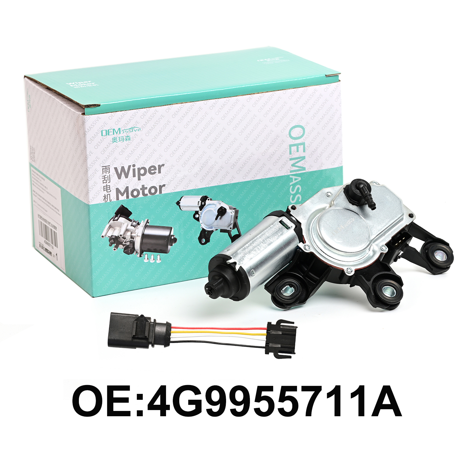 มอเตอร์ปัดน้ําฝนกระจกหลังสําหรับ Audi A1 8X Q3 UB 2011-2018 4G 9955711 8U 0955711 ก