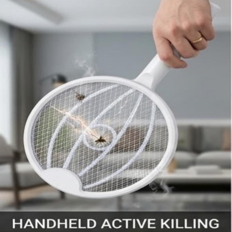 Foldable Electric Mosquito Swatter USB Charging Four-in-One UV Mosquito Killer Handheld Mosquito Killer Indoor and Outdoor Insec
