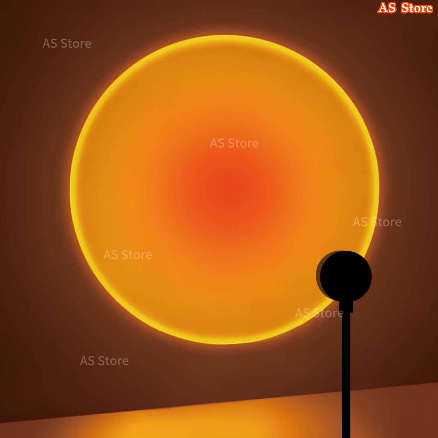 Sonnenuntergang-Projektionslampe, USB-Atmosphärenlampe für die Heimdekoration, mehrfach drehbar, geeignet für Wohnzimmer und Schlafzimmer.