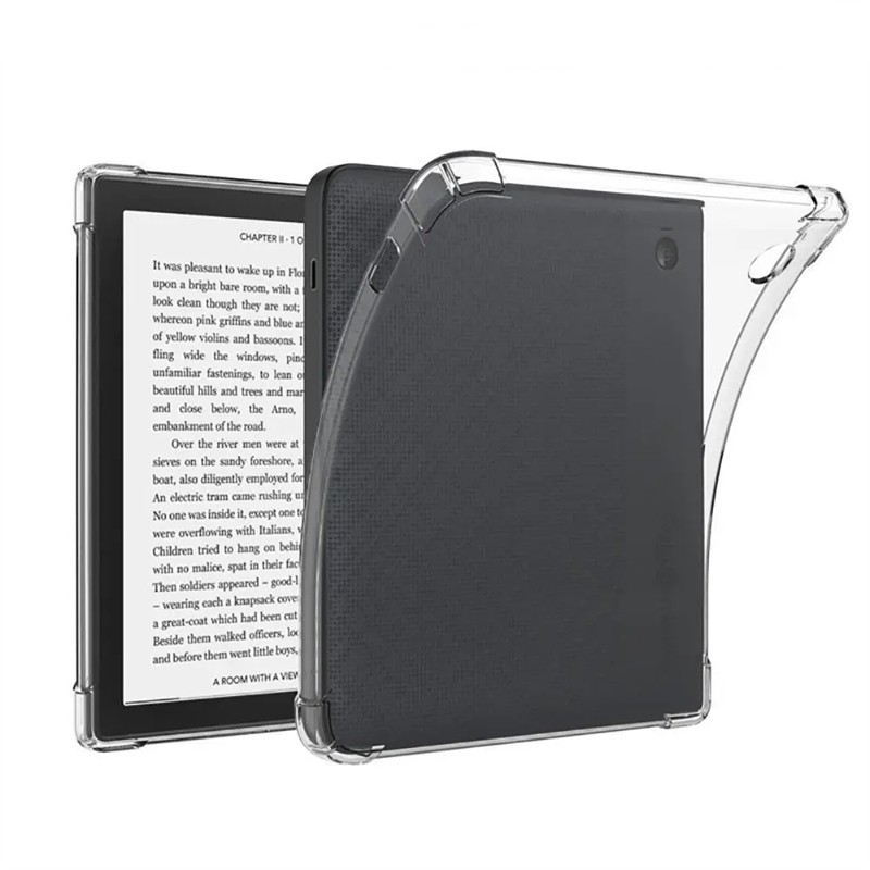 Capa tpu macia para rakuten kobo libra/clara cor bw 2024 7 "eReader fino leve transparente silicone flexível capa traseira