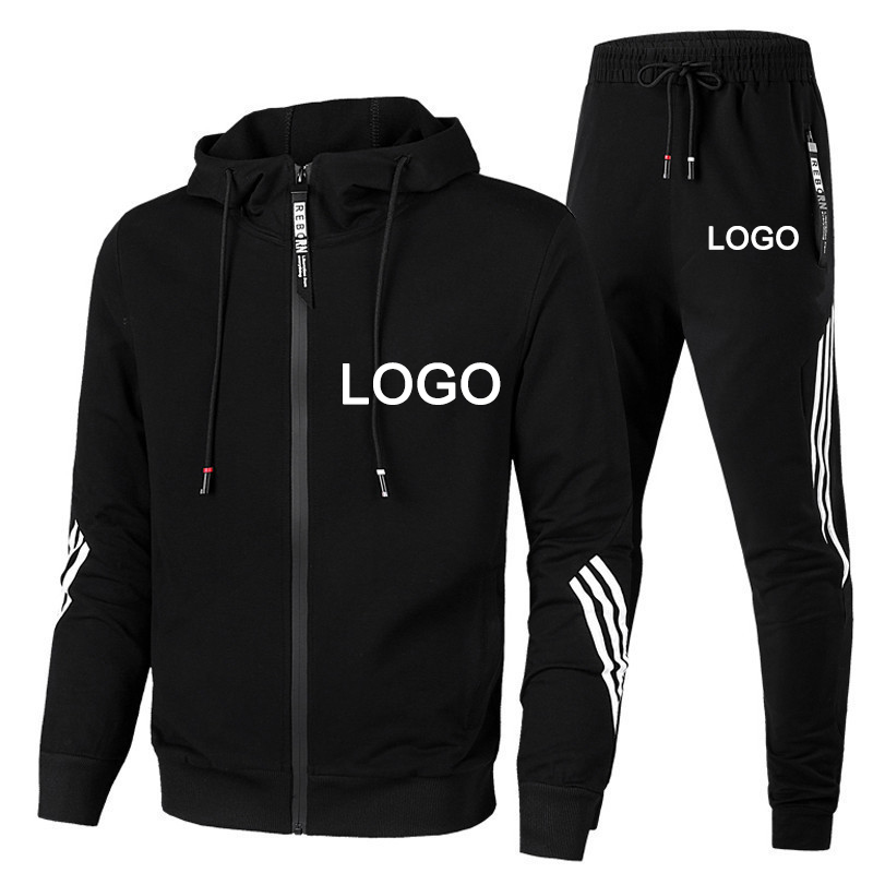 Sudaderas con capucha y pantalones con estampado personalizado para hombre, conjunto de 2 piezas, sudaderas deportivas para gimnasio a la moda, trajes deportivos para ejercicio al aire libre