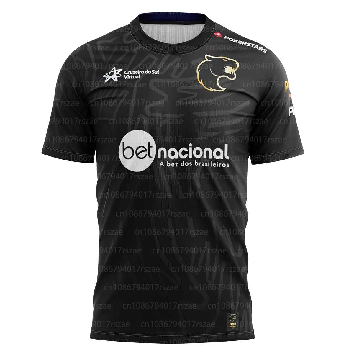 Future Is Black FURIA Team Uniform Herrenbekleidung '24 Saison Sport T-Shirt Herren Esport Fallen KSCERATO Name Print Game Jersey