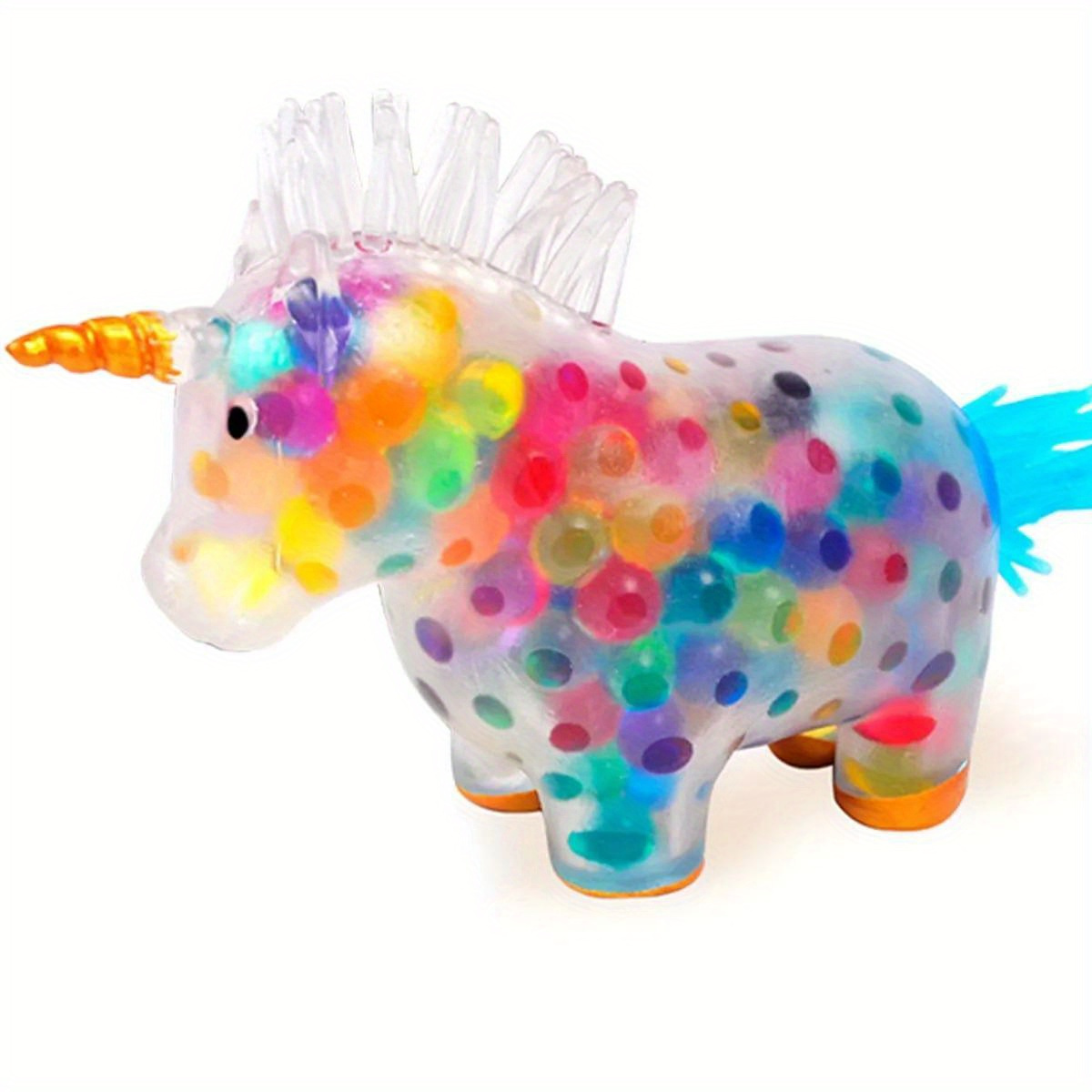 Einhorn Stress Bälle Spielzeug heilen Ihre Stimmung Einhorn Squeeze Spielzeug Stress und Angst Linderung Einhorn Zappeln Ball Spielzeug bunte Gel Wasser