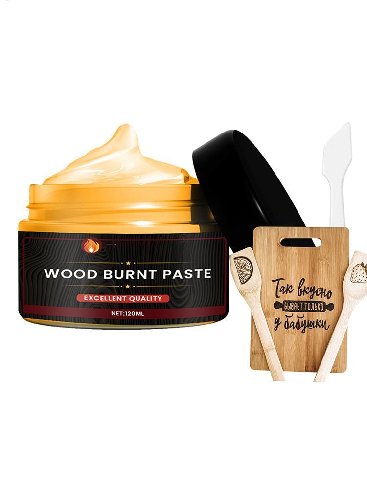 120ml Wood Burning Paste Crafting Gel For Pyrography Creation Heat Sensitive Professional Burn Torch Gel For Artists Drawing
