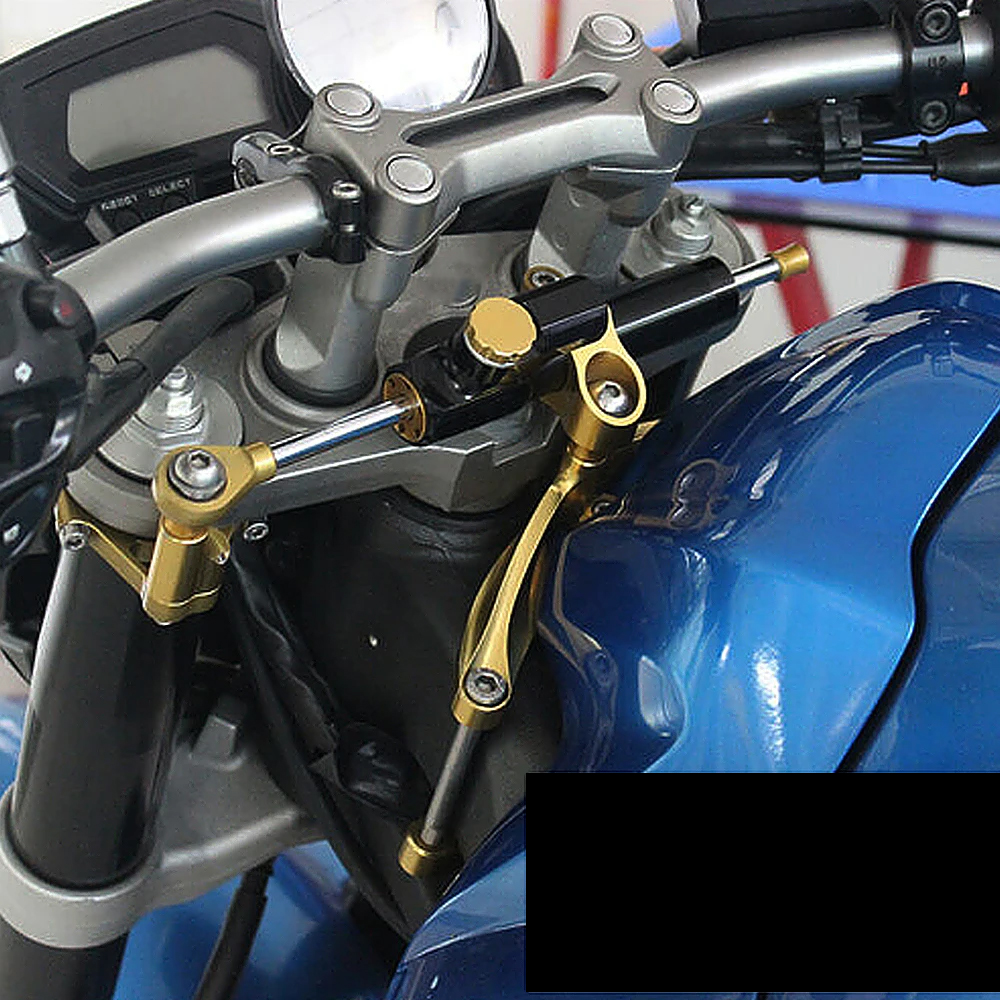 Ensemble d'amortisseurs de direction linéaires, stabilisateur, support de montage, Yamaha FZ1 FAZER 2006-2015, accessoires de moto