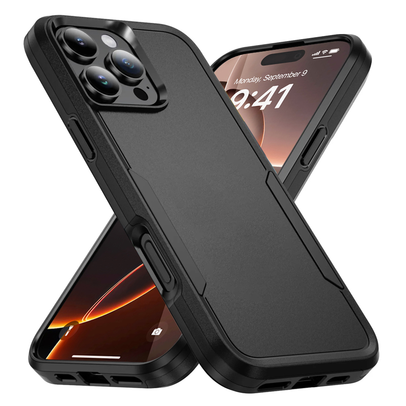 Etui Armor Heavy Duty Drop Protector Case dla iPhone 17 16 15 14 13 12 11 Pro Max Matte Phone Cases dla iPhone 15 14 16 Plus Cover