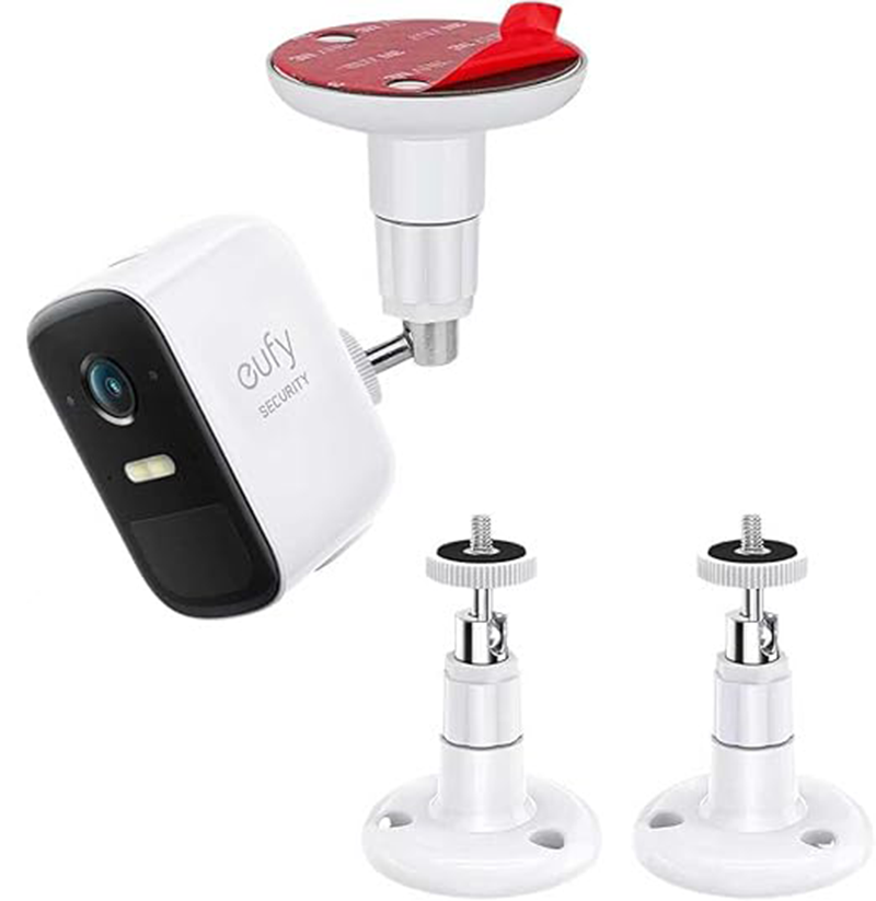 2 Packs-Wall Mount for eufy Security Camera 2C/2C Pro, 2/2 Pro, 3C/S300, 3/S330, eufyCam SoloCam S220/C210