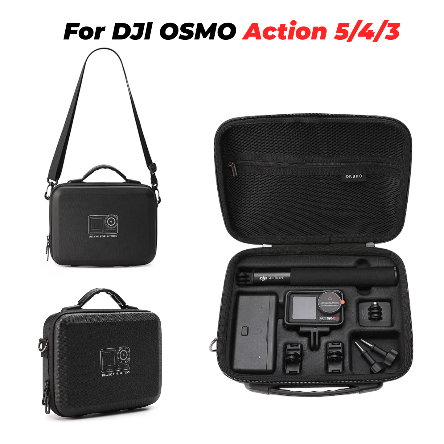Voor DJI Osmo Action 5 Pro Action 4 3 Opbergtas Sportcamera Schouderbescherming Tas Draagbare reispreventie Handtasdoos