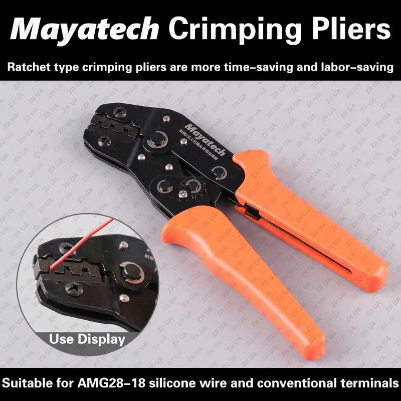 RC Hobby Modell Handwerkzeug Drahtklemme Crimpzange 28-18AWG Tamiya FUTABA/JR Pins Anschlüsse Federn