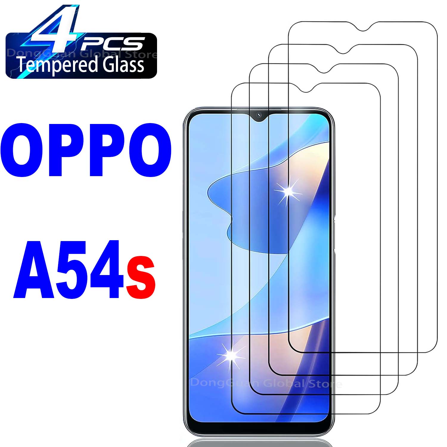 Per OPPO A54s Pellicola proteggi schermo in vetro temperato