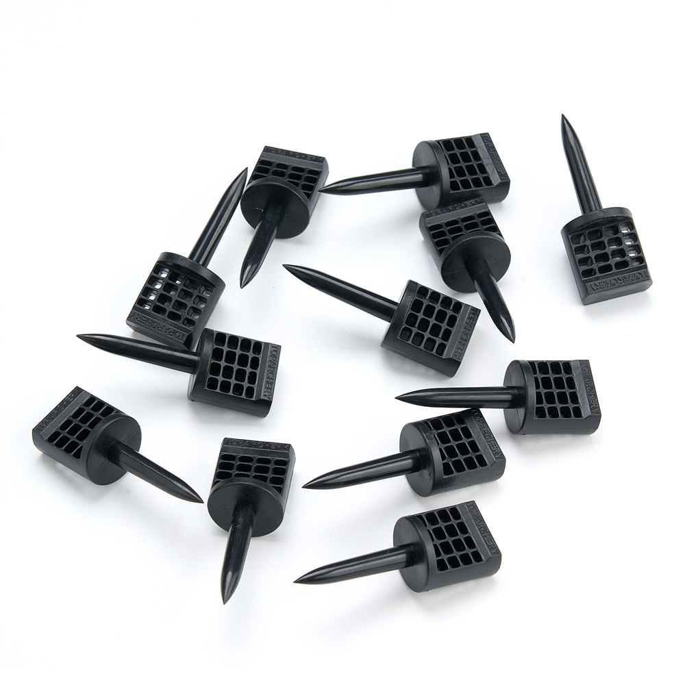12pcs Plastic Archery Target Nail Pin Fixed Target Paper Fasten Tools Outdoor Archery Accessories