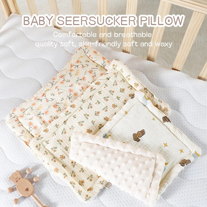 Oreiller universel en coton respirant pour nouveau-né, absorption de la sueur, sieste, bébé de 0 à 6 mois