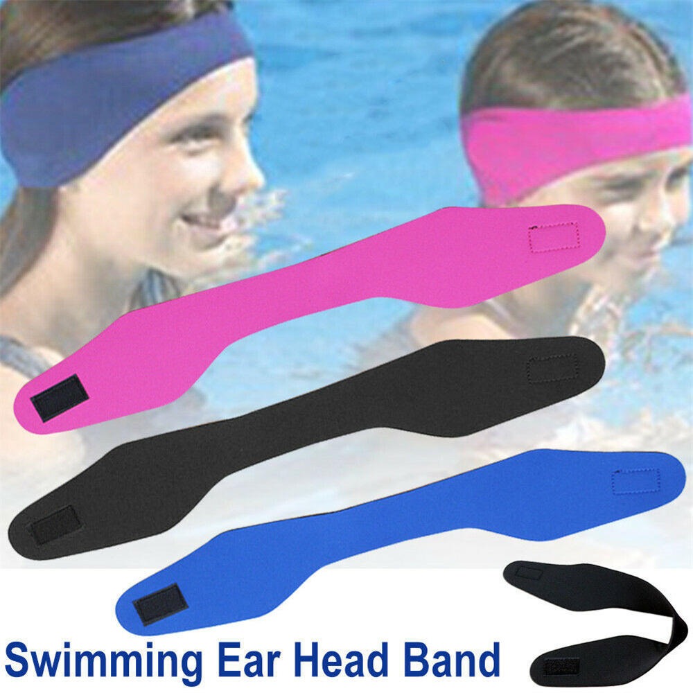 Verstelbare zwemoordband Nieuwe neopreen waterdichte duikhoofdband Zacht meerdere kleuren oordopje Watersport