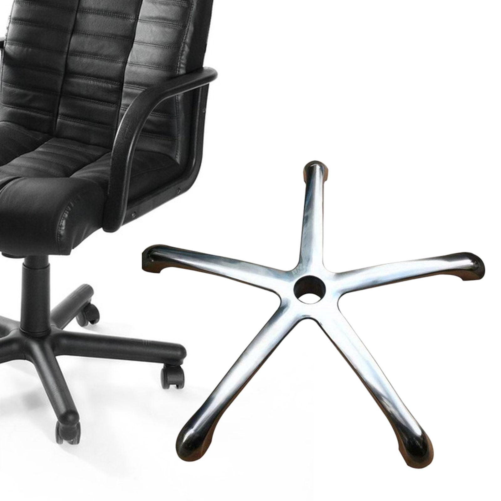 Base de Chaise de Bureau en Alliage d'Aluminium, Pièce de Remplacement Astronomique, Pied Universel en Métal Renforcé pour Salle de Réunion, Salon de Coiffure