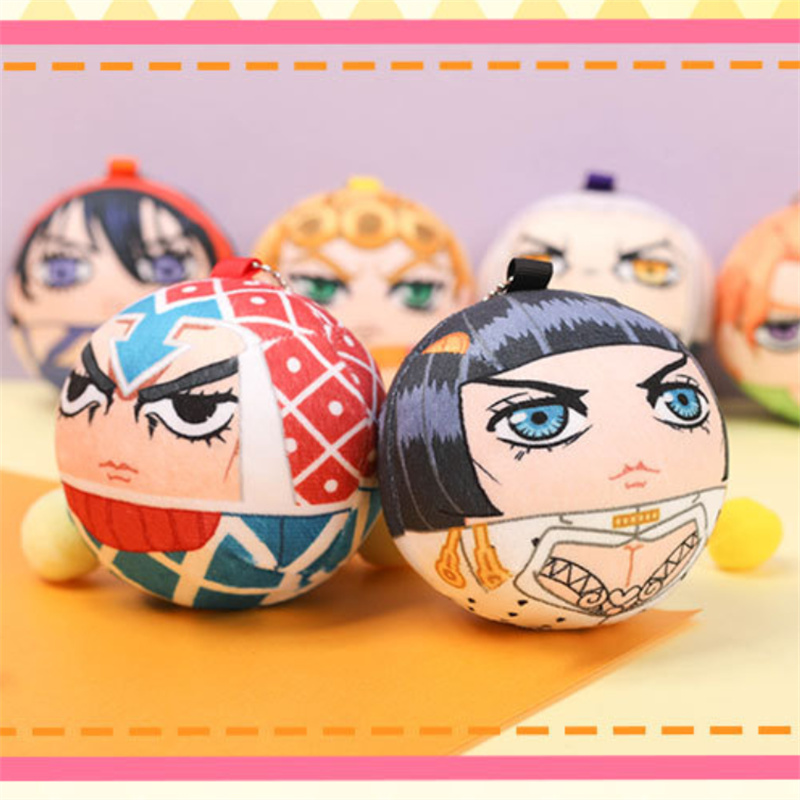 Anime bruno buccellati leone abbacchio cosplay acessórios crachá chaveiro de pelúcia pingente traje dos desenhos animados prop