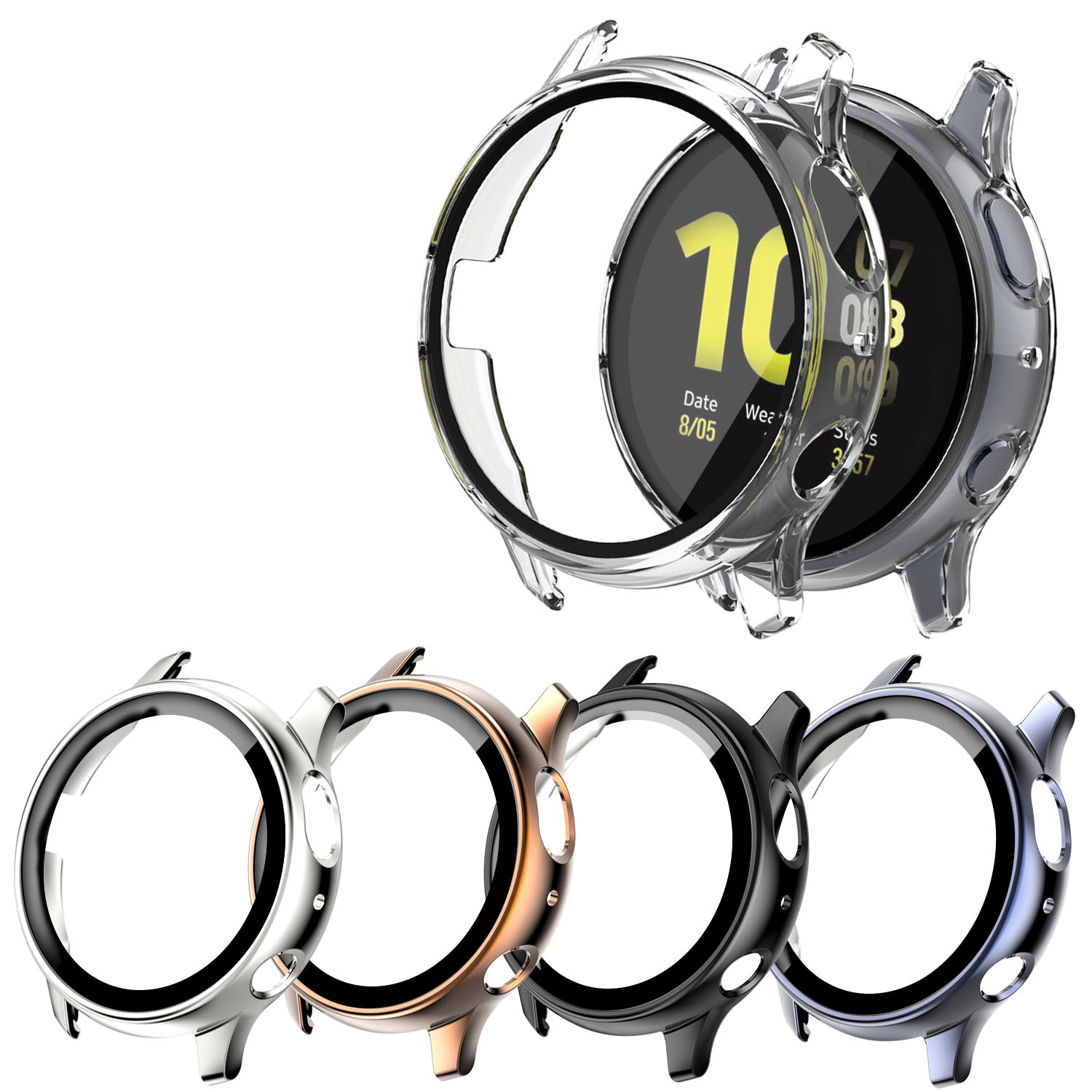 Zegarek Samsung Galaxy Active 2 futerał ochronny na ekran 44MM, zderzak na całą obudowę do zegarka Samsung Galaxy Active2 44MM 40MM