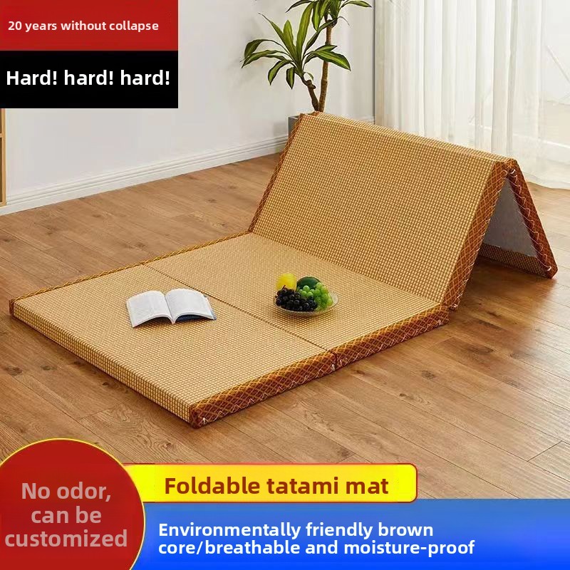 Folding Tatami Lunch Break Floor Mat Coconut Palm Core Tatami Mat Bay Window Balcony Tatami Kang Mat